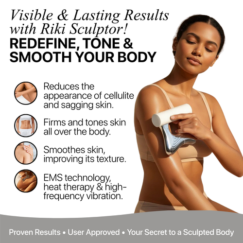 RIKI Sculptor - Full Body Contouring Heat Therapy EMS with High-Frequency Vibration