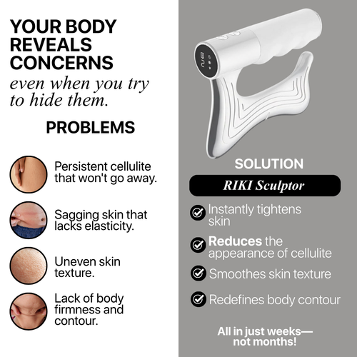 RIKI Sculptor - Full Body Contouring Heat Therapy EMS with High-Frequency Vibration