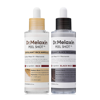Dr.Melaxin Peel Shot Glow Rice Ampoule Duo