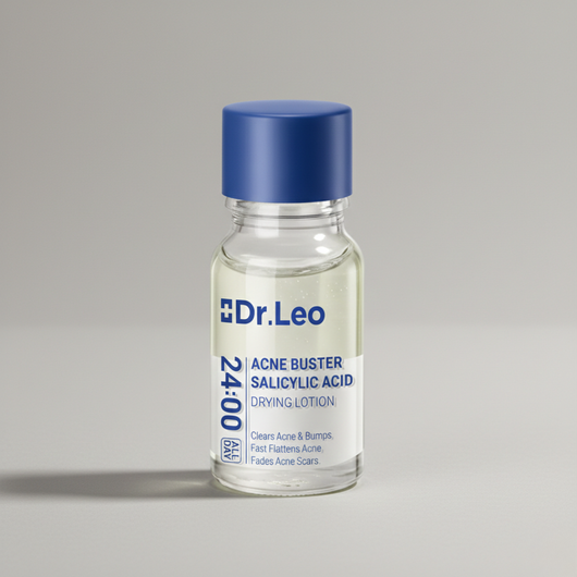 Dr. Leo 24H Acne & Pimple Drying Lotion - Salicylic Acid, Sulfur & Niacinamide