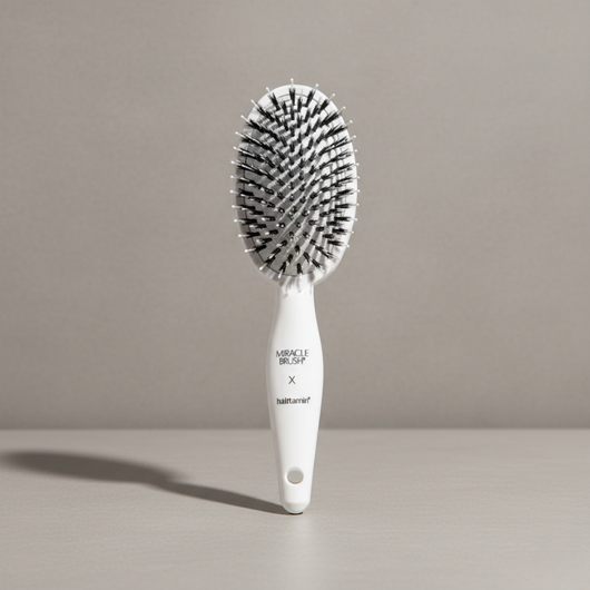 HAIRtamin Miracle Brush – Stimulates Scalp, Boosts Volume, Enhances Shine & Detangles Hair